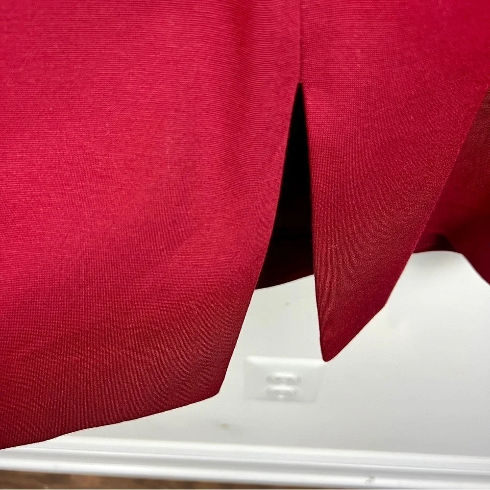 Trina Turk Long Sleeve Maroon Dress size 6 - Picture 5 of 9